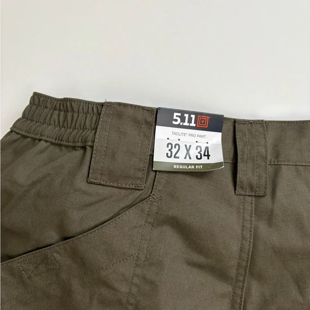 5.11 Tactical Taclite Pro Pant 32 x 34 Regular New with Tags Olive Green